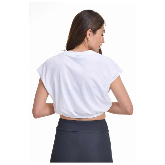 Target Γυναικεία αμάνικη μπλούζα Elastic Hem Single Jersey Crop Top Target Γυναικεία αμάνικη μπλούζα Elastic Hem Single Jersey Crop Top